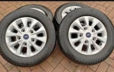 4 x Ford Transit Custom 16" Alloy Wheels with Tyres