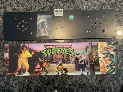 Arcade1up Genuine original TMNT Wood Marquee w Speaker Board and hardware