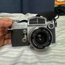 Miranda Auto SENSOREX EE SLR 35mm Film camera with  35MM 1.2.8  Lens Tested