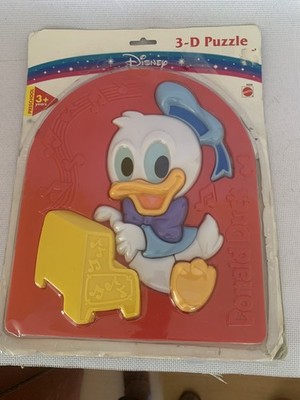 Disney 3D Puzzle Donald Duck Vintage Neu Mattel Arcotoys 