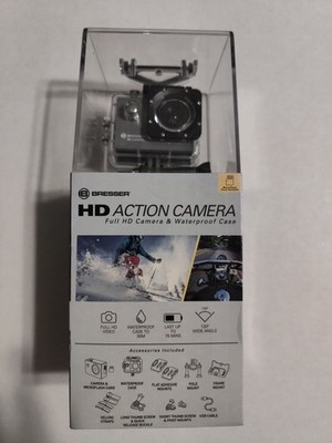 HD Action Camera Full HD Camera & Waterproof Case 1080P Microflash Card Included