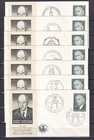 [LG80932] Belgium N°1419FDC Robert Shumann First Day Cover COB € 15,75 UNG