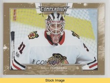 2017-18 Upper Deck Compendium Gold Anton Forsberg #652 READ 0zu