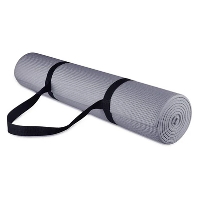 Fitvids 1/4” High Density Thick Non Slip Workout Yoga Mat&Carry Strap(Open Box)