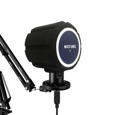 F2 Professional Microphone Windscreens Pop Filter, Acoustic Filter for 45mm-6...