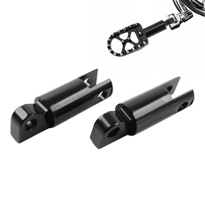 1 Pair Male Mount Foot Peg Extensions For Harley Sportster Softail Dyna Touring
