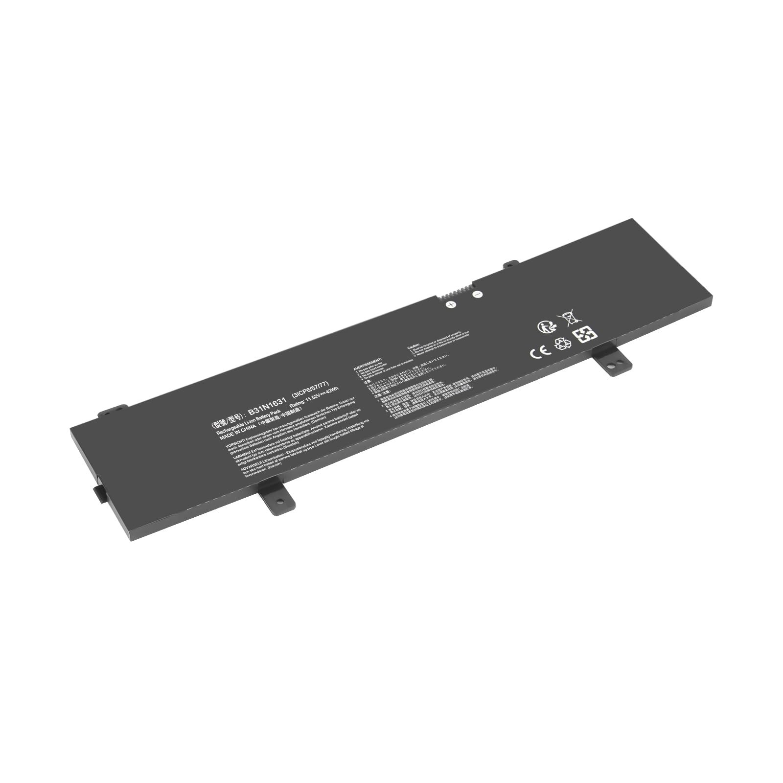 Batteria Shentec B31N1631 per Asus VivoBook 15 F505 S505 X505 - 42Wh