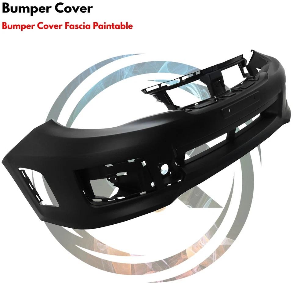 Front Bumper Cover & Fog Light Assembly Kit For 2011-2014 Subaru Impreza WRX Foto 3 de 4