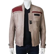 Star Wars Finn Leather Jacket – Men’s Cosplay Motorcycle Biker Coat