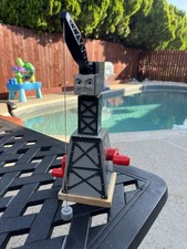 Vintage Thomas  Friends Wooden Railway   Cranky the Crane 2001 Grey Variant 