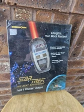 Vintage 1997 Star Trek The Next Generation Type 1 Phaser Computer Mouse