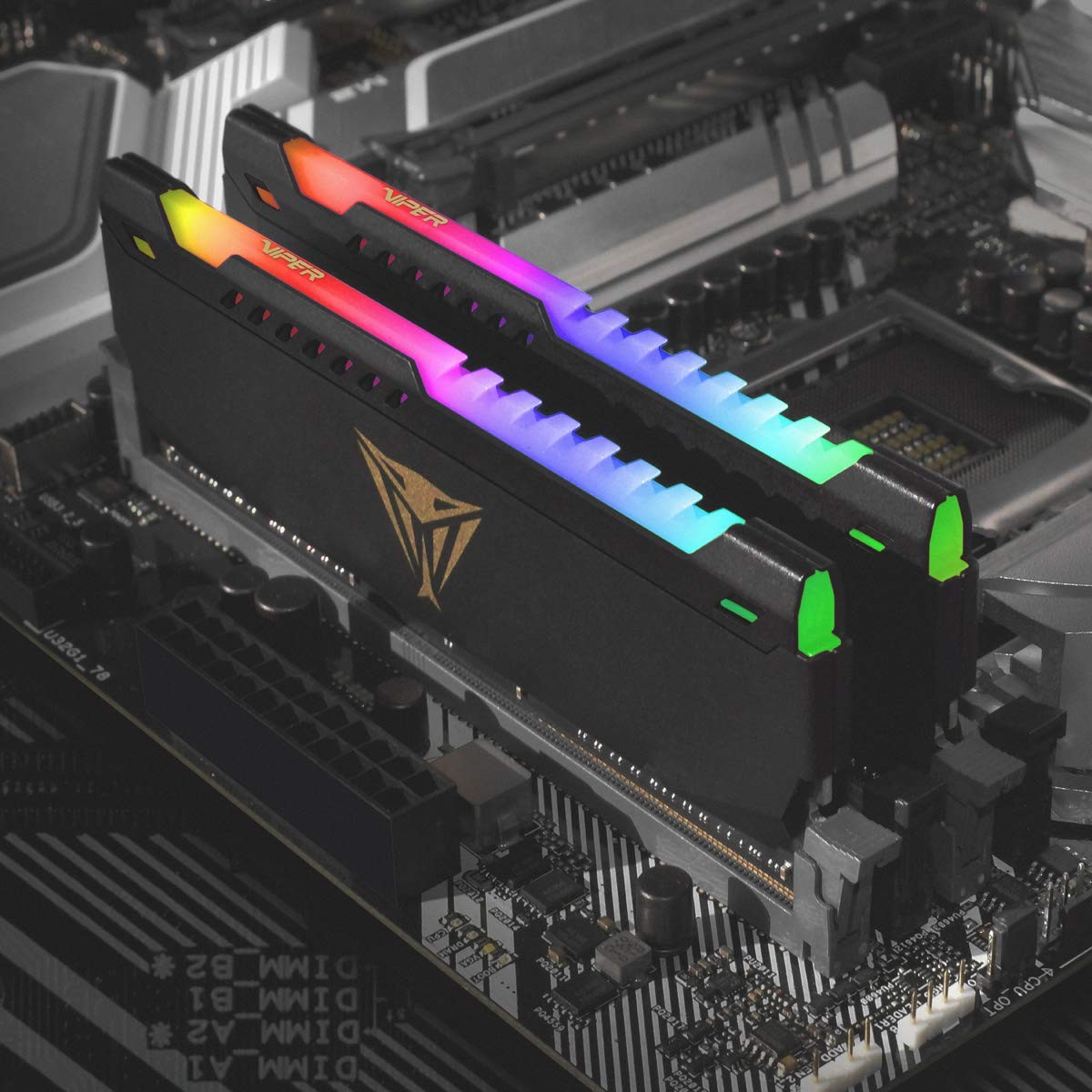 Patriot Viper Steel RGB DDR4 RAM 32GB (2X16GB) 3600MHz CL20