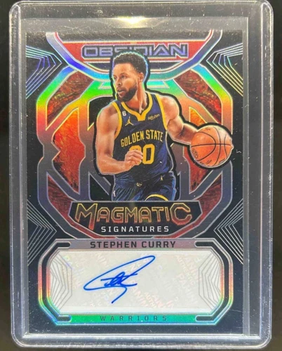 2022-23 Panini Obsidian Stephen Curry Magmatic Signatures Auto #7/25 Warriors