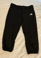 Adidas Aeroready Black Athletic Pants Youth Small Sports
