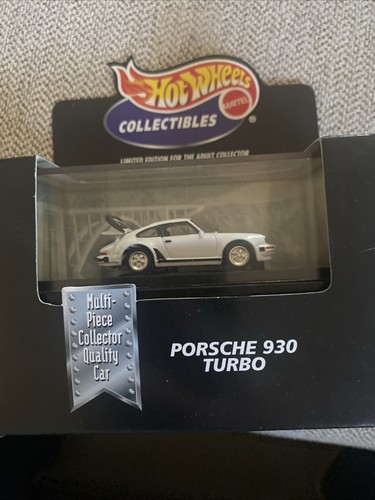 Porsche 930 Turbo edición limitada Hot Wheels Collectibles en caja negra SELLADO