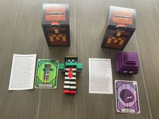 McDonald's 2025 Minecraft Happy Meal Grimace Egg and Zombie Hamburglar UNUSED