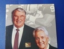 1995 Skybox Impact Fox Announcers John Madden Pat Summerall #1 HOF (U)