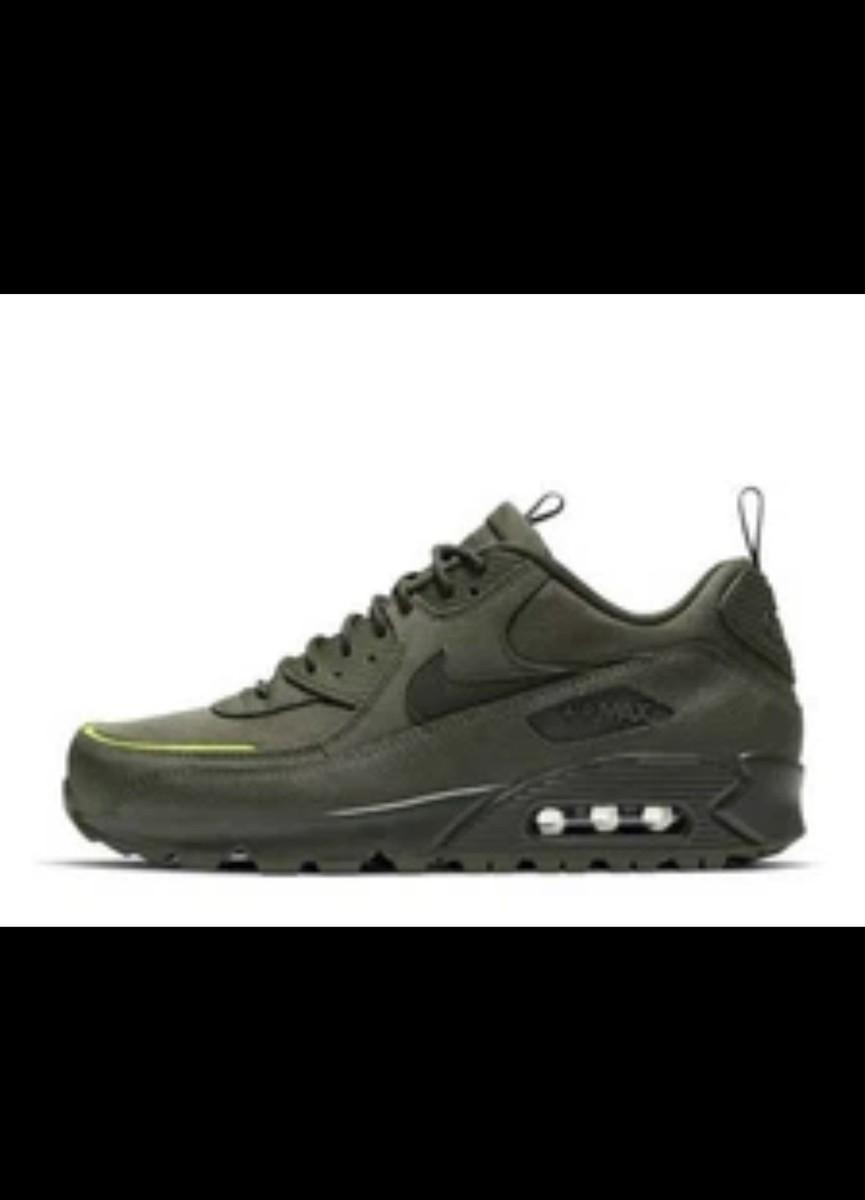 Size 9.5 - Nike Air Max 90 Surplus Cargo Khaki 194498575048
