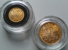 The Royal Mint® 2022 QEII Memorial Half & Quarter Proof Sovereign Gold Coins