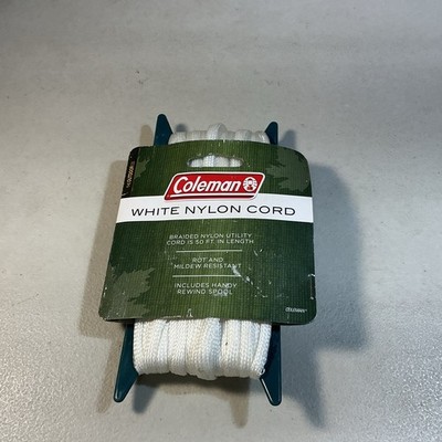 Coleman 3/16  Braided Nylon Utility Cord Resists Rot/Mildew 50 New On Spool