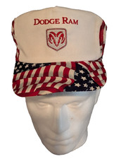 Patriotic Dodge Ram Embroidered Ram Logo Amer...