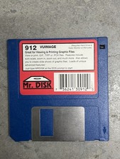 Vintage  VUIMAGE 912  3.5  DOS FLOPPY SOFTWARE DISC