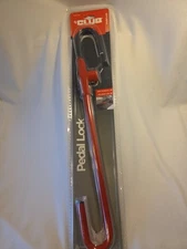 New The Club Winner International-CL303 Pedal to Steering Wheel Lock, Red