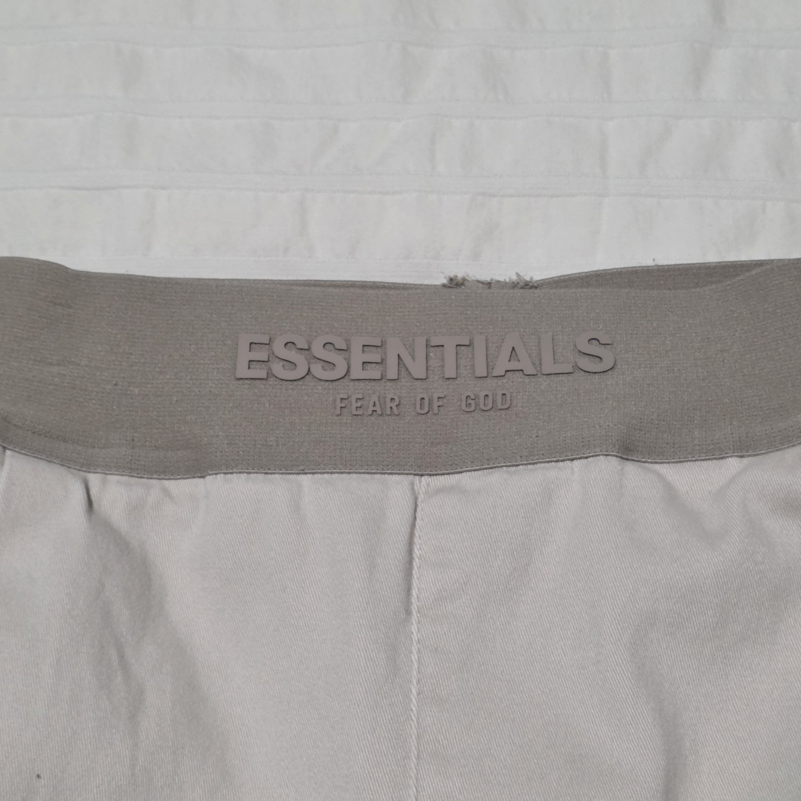 Essentials Fear of God Khaki Pants Men Large 34x31 Beige Bagggy Fit EUC thumbnail 10