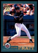 Todd Pratt 2001 Topps #23 New York Mets MLB READ FREE SHIPPING AutographDen