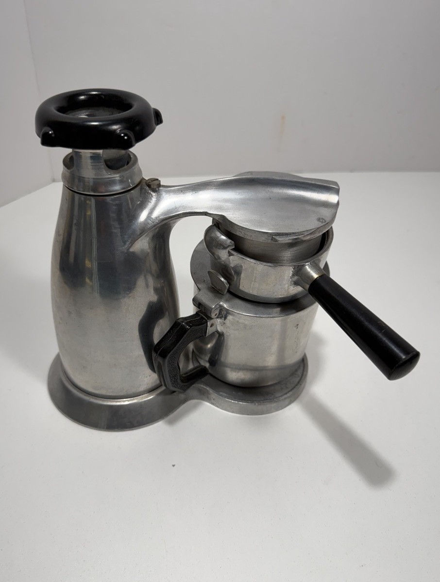Rare 9 Cup Italian coffee machine Vesuviana Brev. 1950s coffee