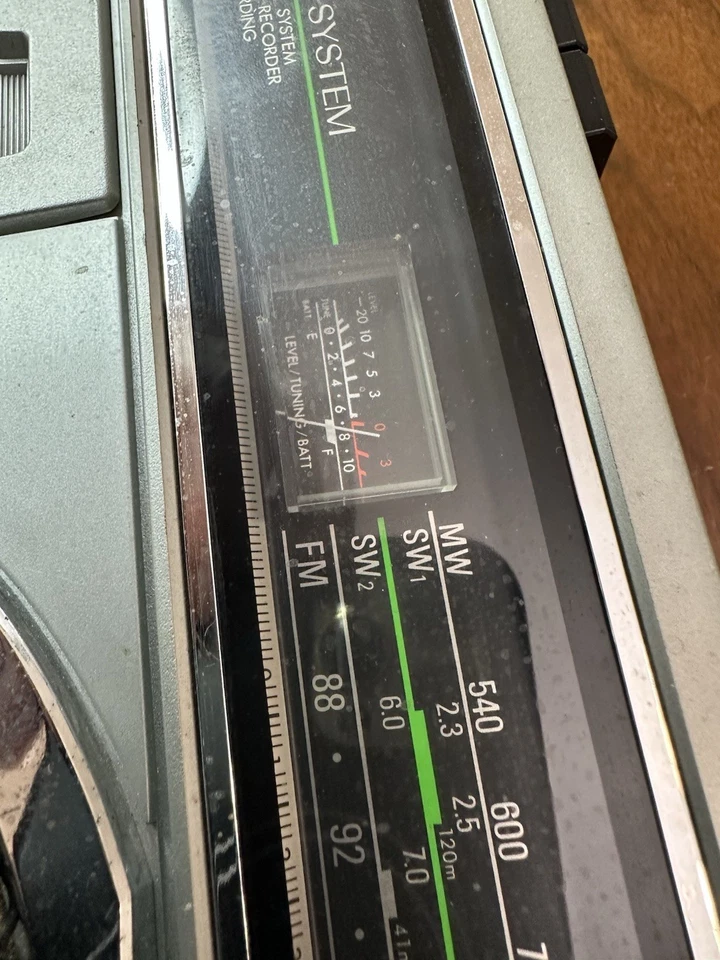 Seltener JVC RC-343JW GHETTOBLASTER Radio Kassettenrekorder - FUNKTIONIERT! Beschreibung lesen - Bild 4 von 4