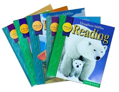 Lot 5 Houghton Mifflin Reading Hardcover Books Grade 1 Set Homeschool Curriculum
