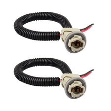 LED License Plate Light Socket with Wiring Harness Compatible with F150 F250 ...