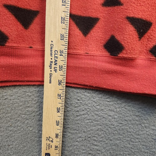 Vintage Trader Bay Sweater Mens Medium Aztec Fleece Pullover Pockets 90s - Picture 7 of 8