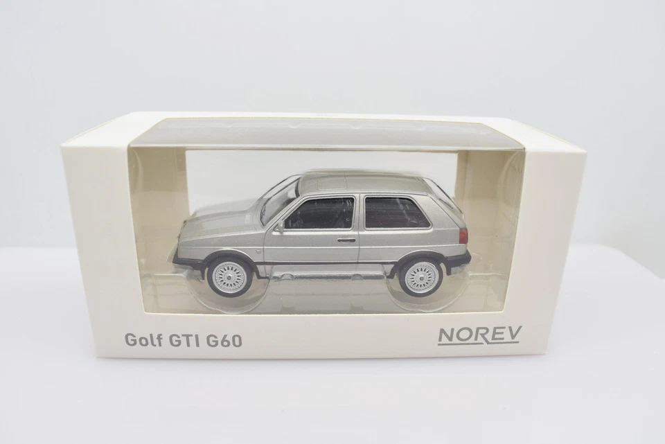 Modellino auto VW GOLF GT G60 serie 2 scala 1:43 diecast norev collezione grey - Immagine 4 di 4