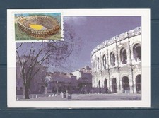 carte 1er jour  les arènes de Nimes  30 Gard   2002