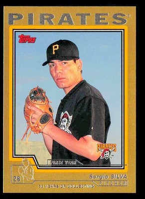 2004 Topps Traded & Rookies #T217 Sergio Silva /2004 Gold Rookie Pittsburgh