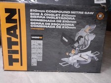 Titan TTB795MSW 210mm 240V Electric Mitre Saw  - USED ONCE ONLY !