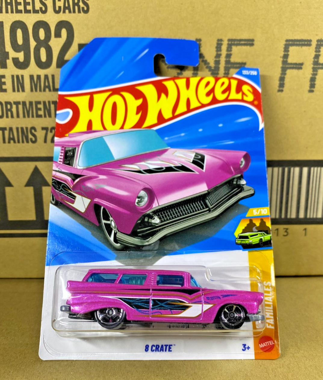 2026 Hot Wheels Mainline Case F 8 Crate Series Wagons Familiales