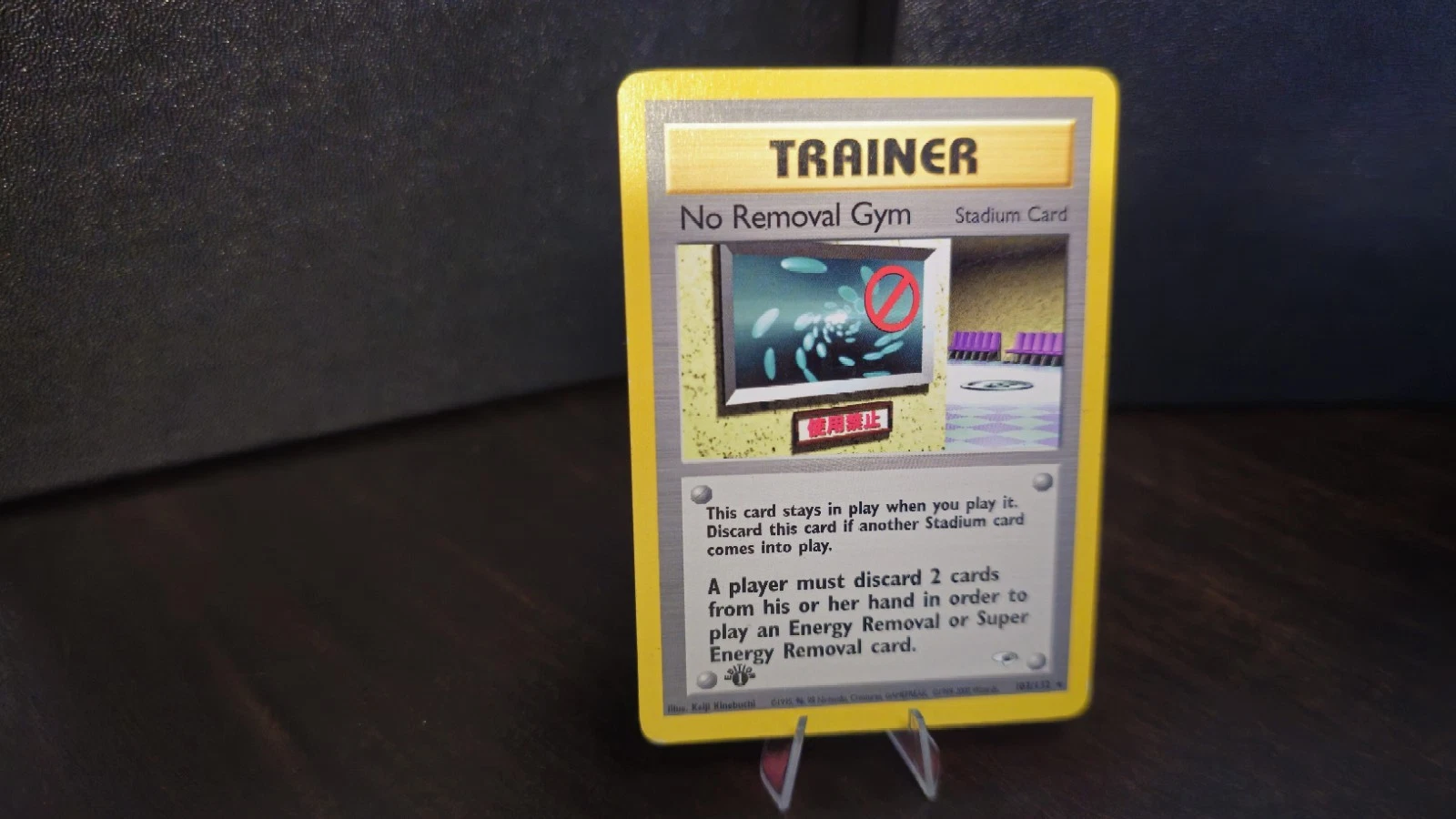 Pokémon No Removal Gym Gym Heroes Rare 1st Edition Trainer 103/132 English