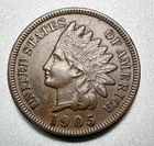 1905  INDIAN CENT   XF+  #2032