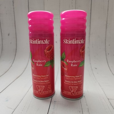 2× Skintimate Raspberry Rain Women's Moisturizing Shave Gel 7oz 