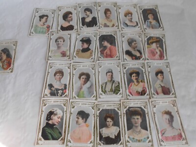 Chromo Guerin Boutron Schokolade Europäische Prinzessinnen Karten Sammlung Anfang 1900