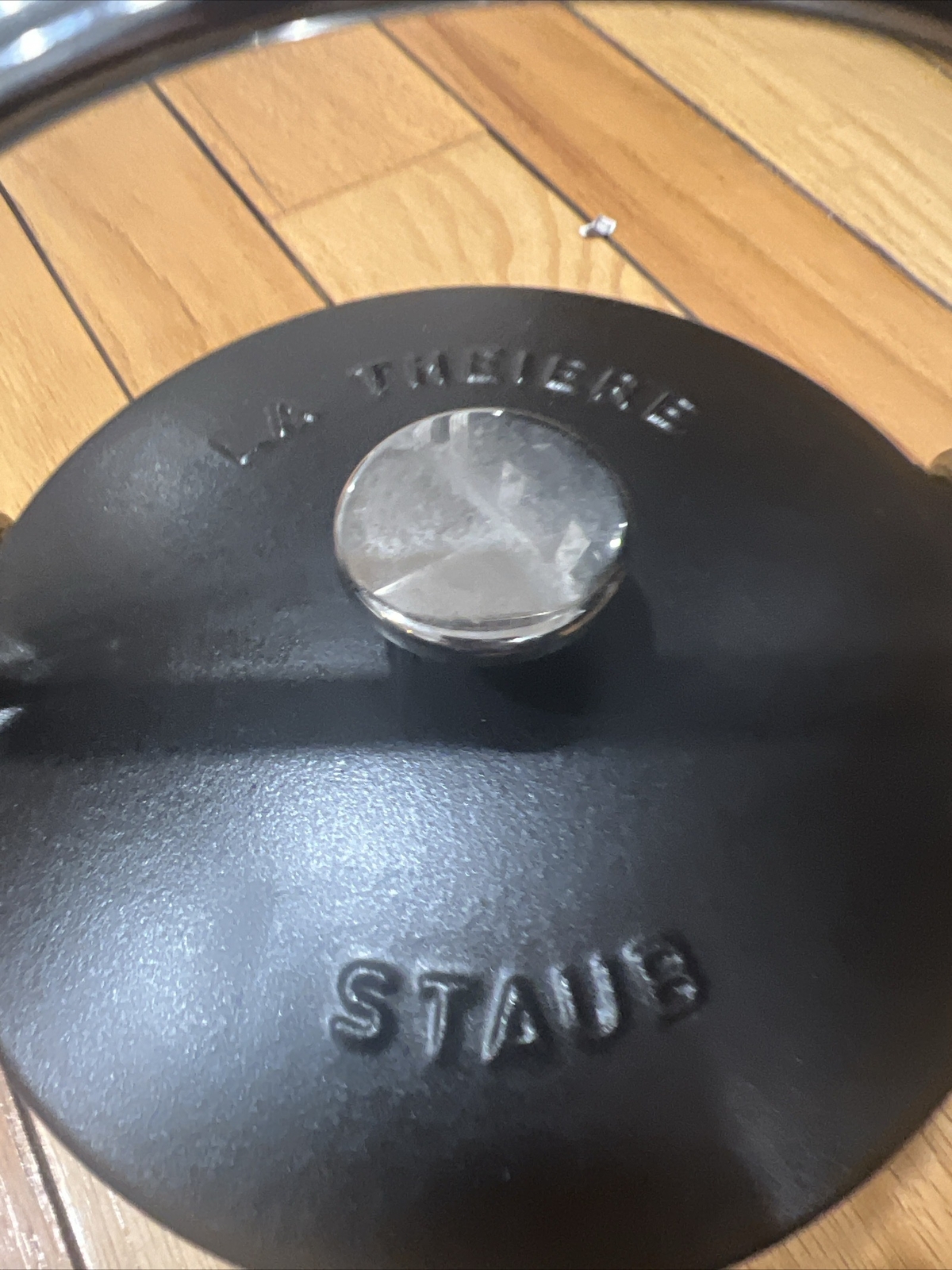 STAUB Cast Iron 1qt Round Tea Kettle eBay