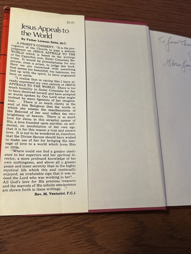 JESUS APPEALS TO THE WORLD - The Writings of Sister Consolata Betrone (1971) HC - Picture 4 of 8