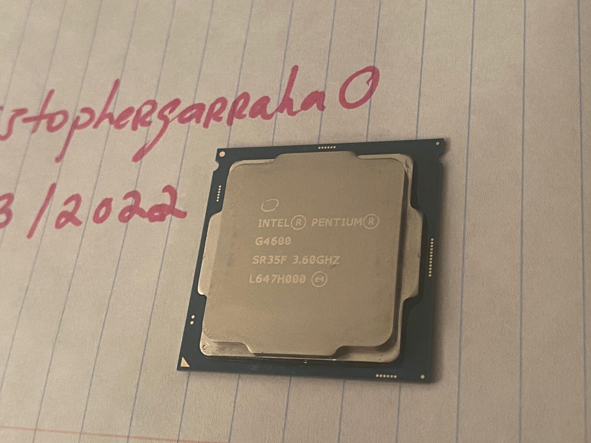 Intel Pentium G4600 GHz Dual-Core (BX80677G4600) Processor