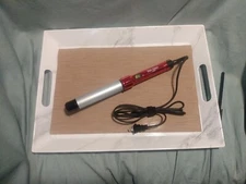 BED HEAD Tigi Curling Wand Iron Shiny Red 1.25” Barrel BH353 Big Curls