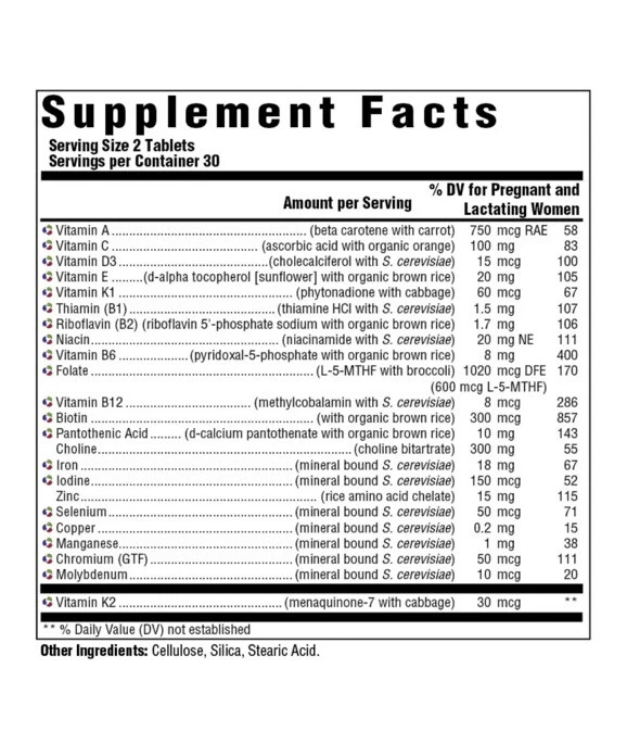 Innate Response Baby & Me Multivitamin 120 count Tablet Pre & Post Natal 2/24 - Image 4 of 4