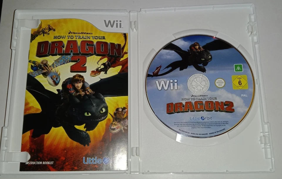 Wii How to Train Your Dragon 2: The Video Game WII IN VGC Complete FREE POST OZ - Image 3 of 4