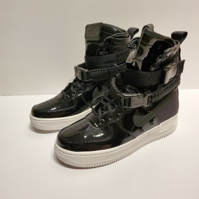 NEW Nike SF Air Force 1 SE PRM AJ0963 001 Black Women's Athletic Shoes SIZE 7 887230239253 | eBay